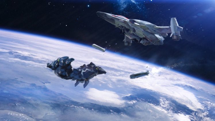 spaceship, Ship, Futuristic, Space, Art, Artwork HD Wallpaper Desktop Background