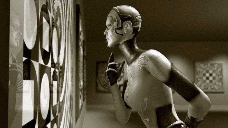 sepia, Robot, Girl, Science, Fiction HD Wallpaper Desktop Background