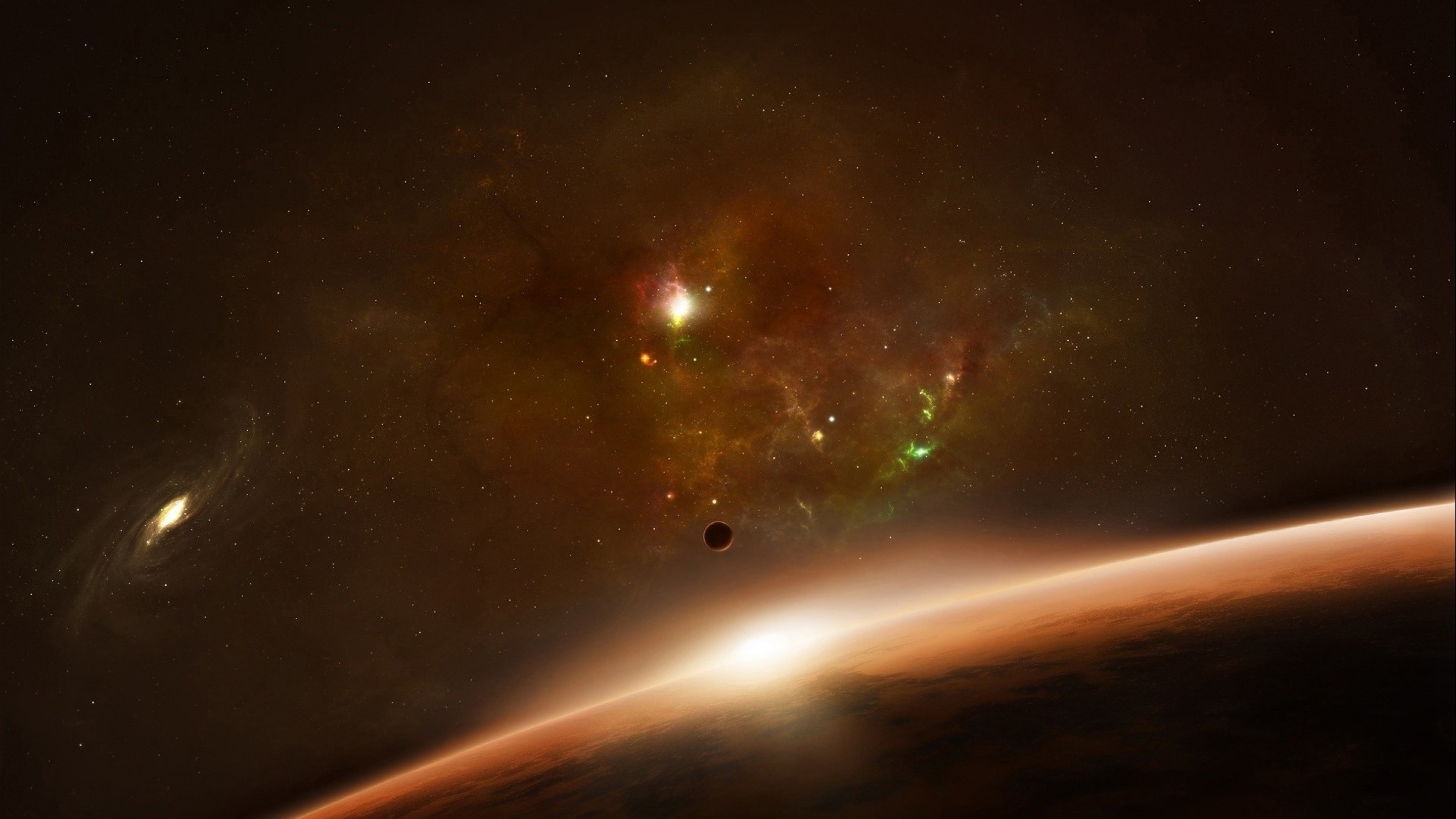 planetscape, Sci fi, Planet, Landscape, Space, Art, Artwork Wallpaper
