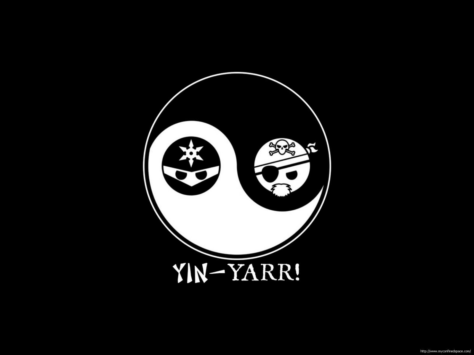 ninjas, Yin, Yang, Pirates Wallpaper