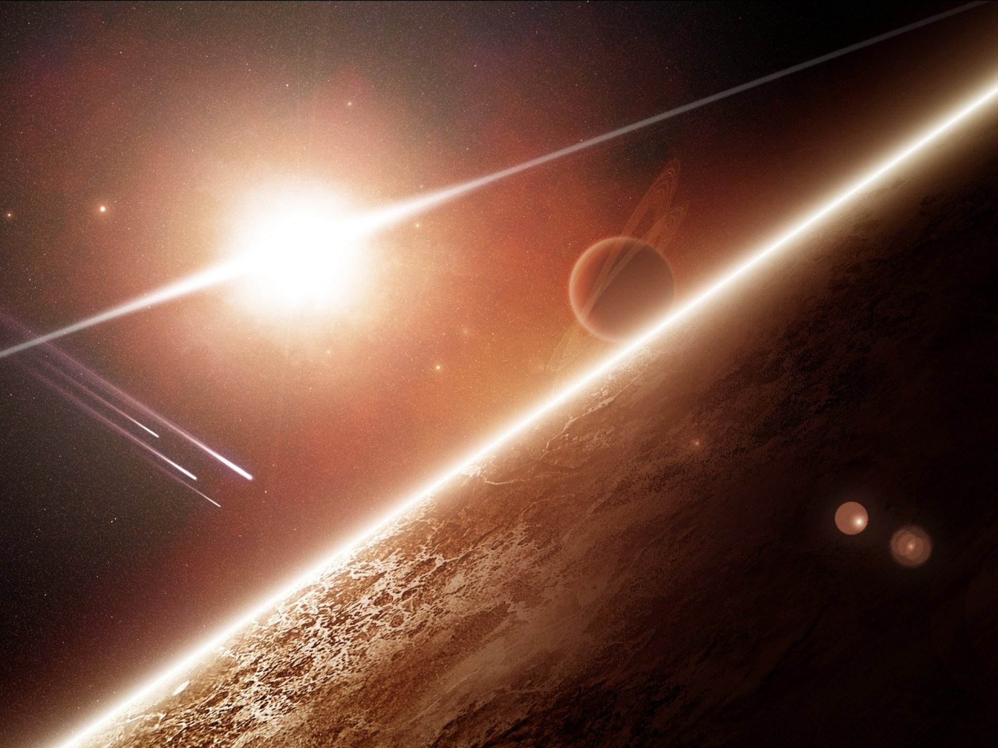 planetscape, Sci fi, Planet, Landscape, Space, Art, Artwork Wallpaper