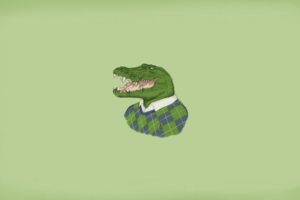 minimalistic, Humor, Crocodiles, Lacoste