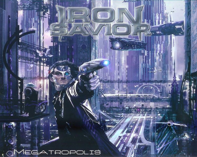 iron, Savior, Power, Metal, Heavy, 1irons, Poster, Warrior, Sci fi HD Wallpaper Desktop Background