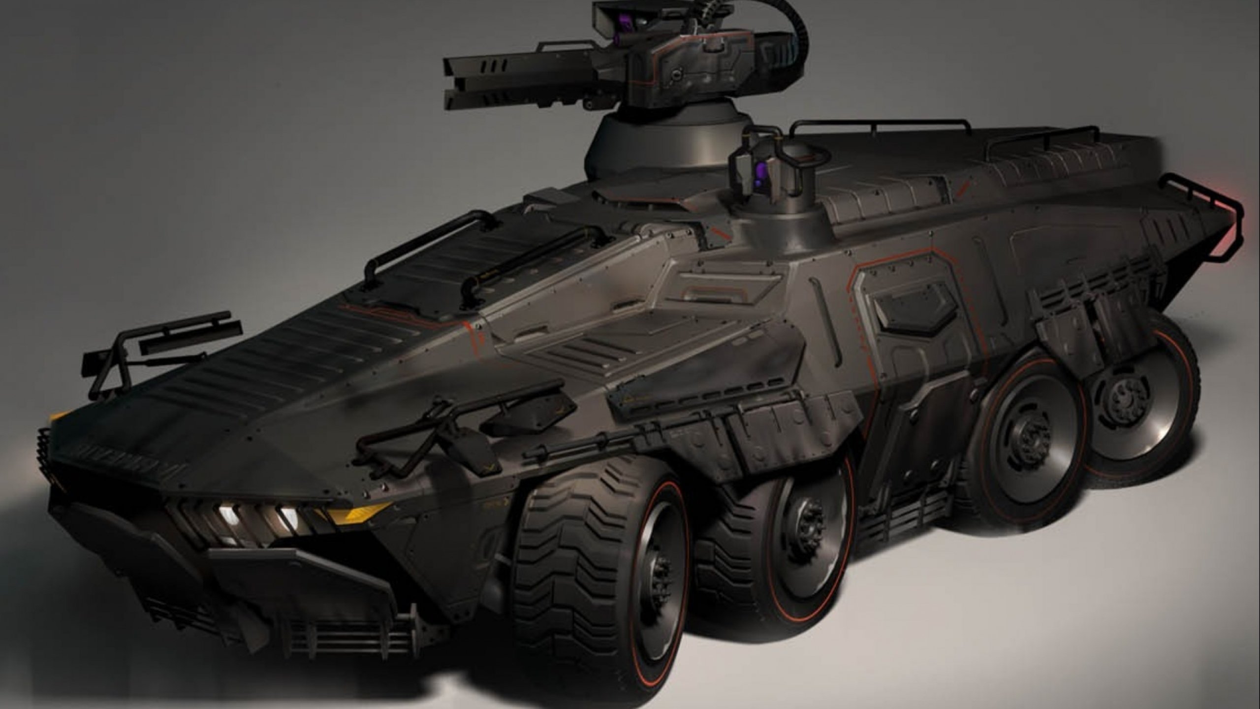 futuristic military tank concept art
