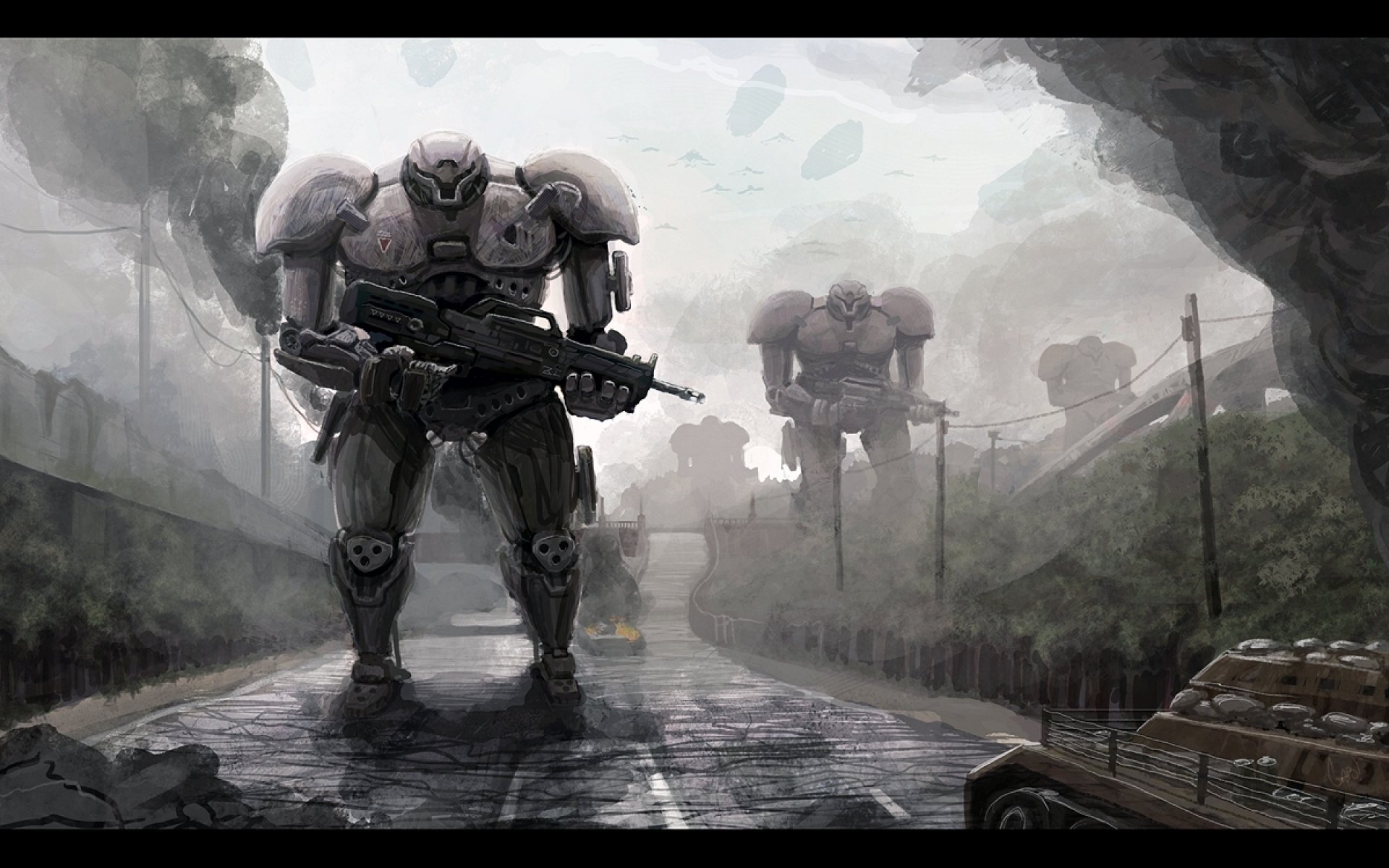 robot, Sci fi, Art, Artwork, Futuristic, Robots Wallpaper