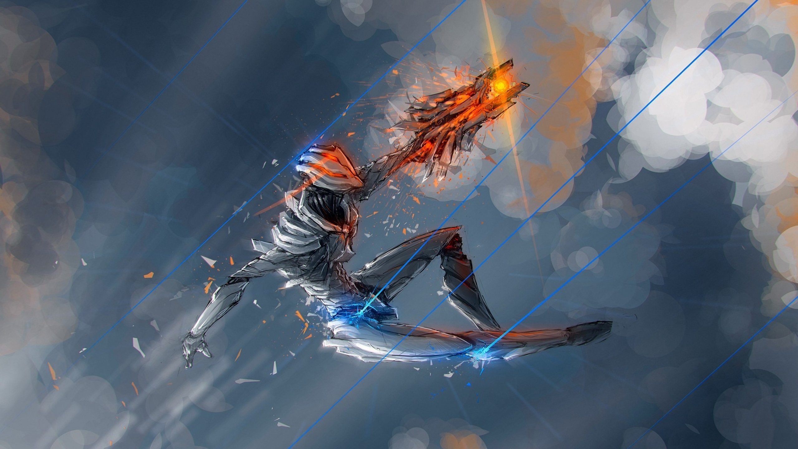 robot, Sci fi, Art, Artwork, Futuristic, Robots Wallpaper