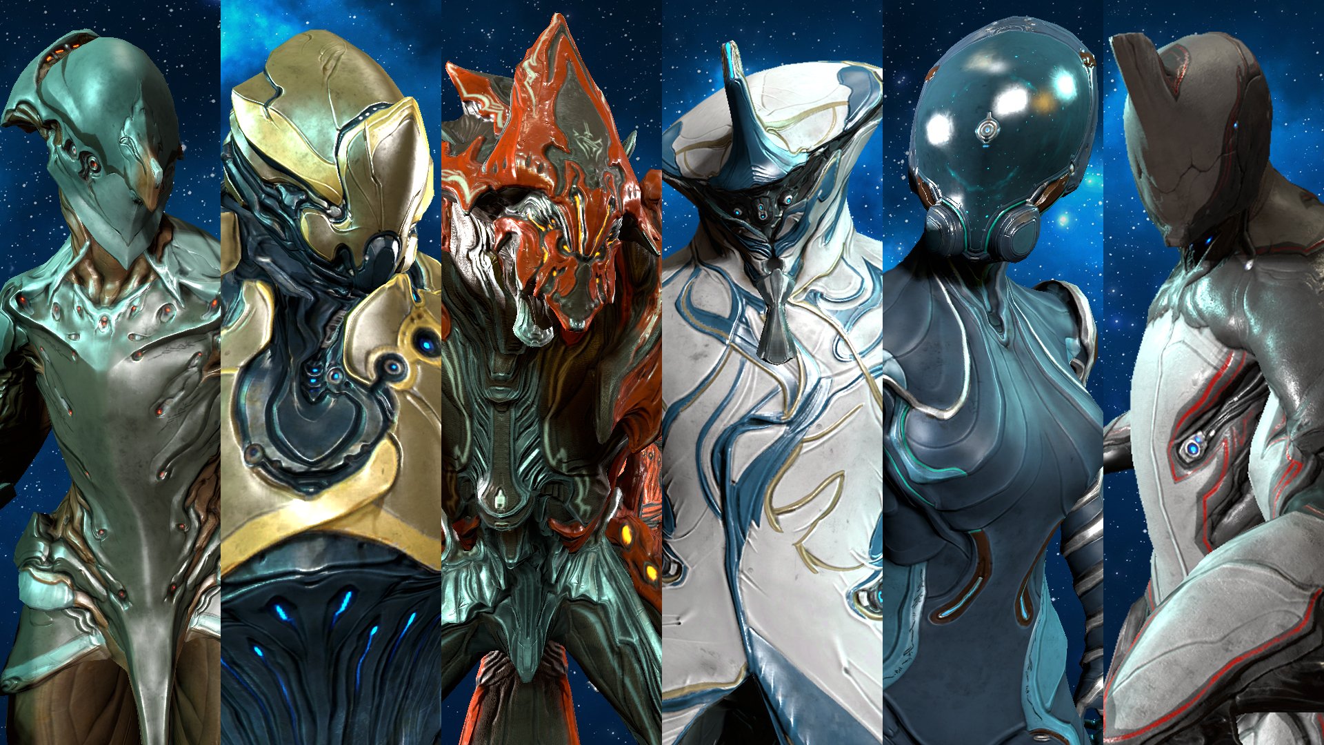 warframe, Warrior, Shooter, Sci fi, Robot Wallpaper