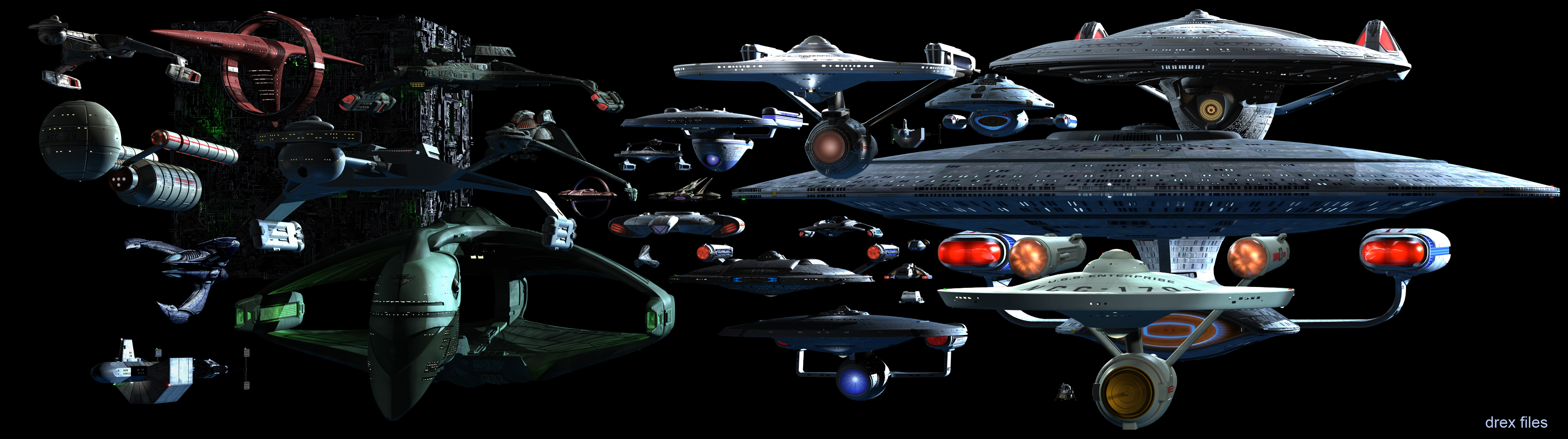 star, Trek, Spaceships Wallpaper