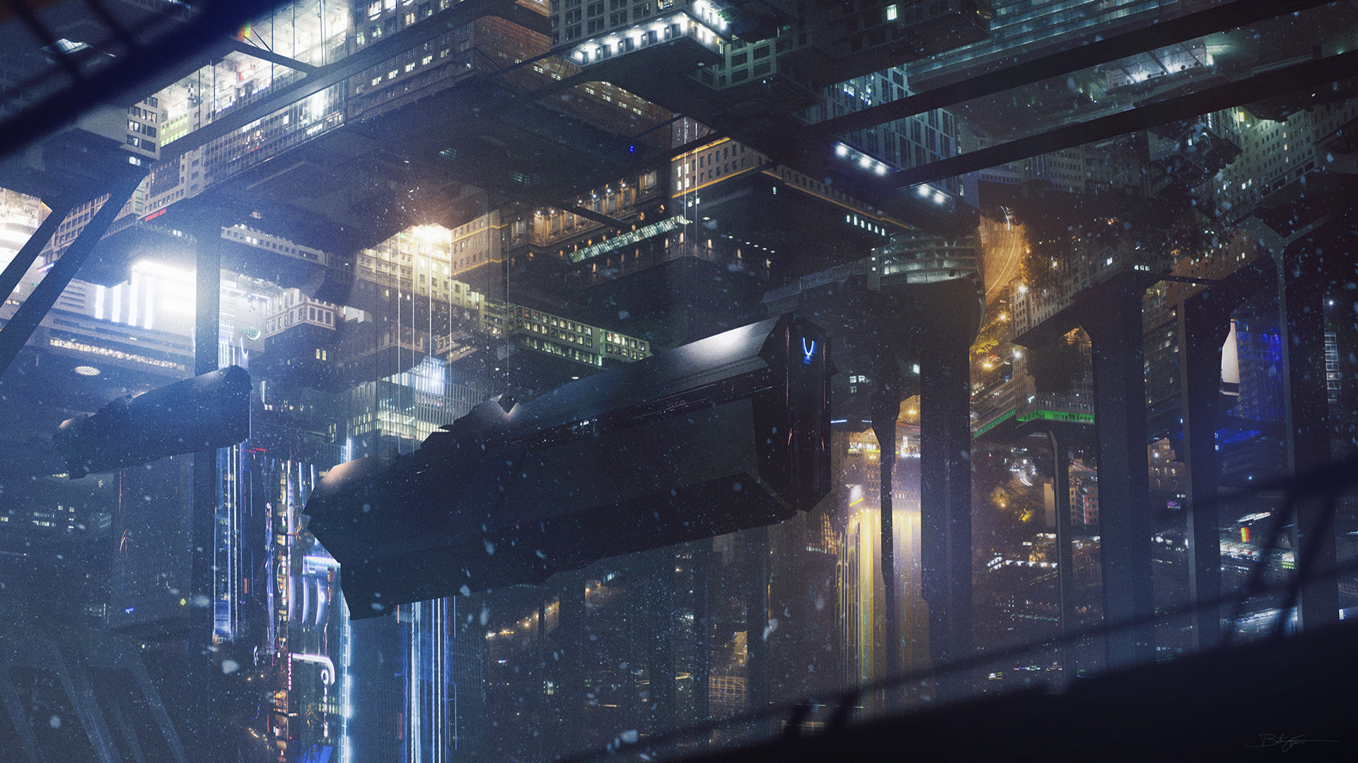 spaceship, Future Wallpaper