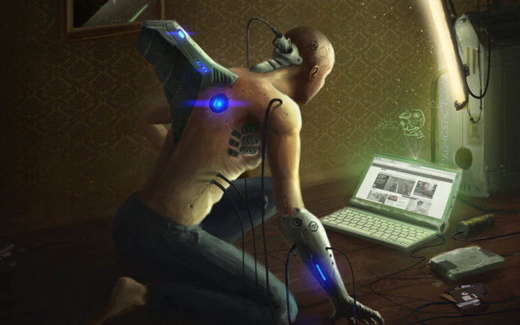 cyborg, Robot, Computer HD Wallpaper Desktop Background