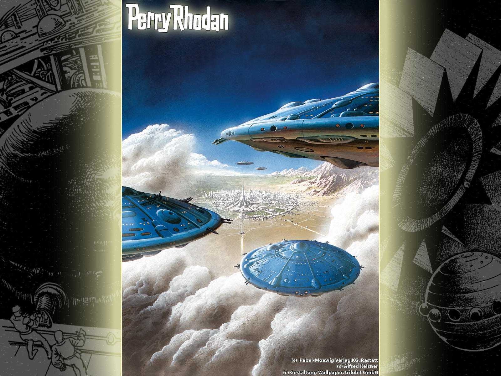 magazines, Spaceships, Perry, Rhodan, Magazine, Covers Wallpaper