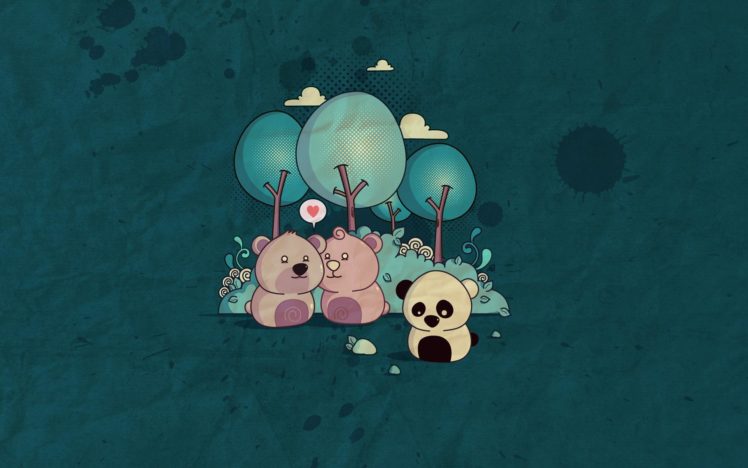 teddy, Bear, Couple, Heart, Humor, Sadness, Love HD Wallpaper Desktop Background