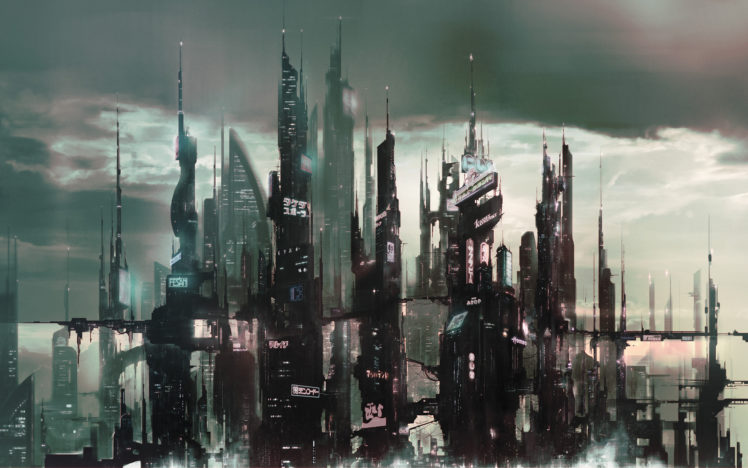 cities, Futuristic HD Wallpaper Desktop Background