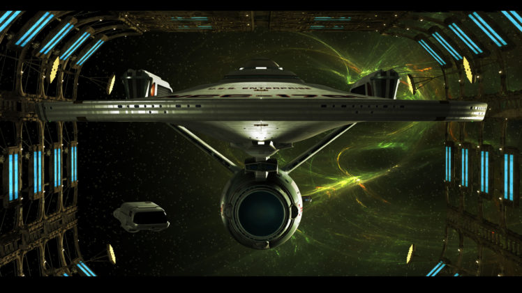 star, Trek, Starship, Enterprise, Spaceship, Space, Dock HD Wallpaper Desktop Background