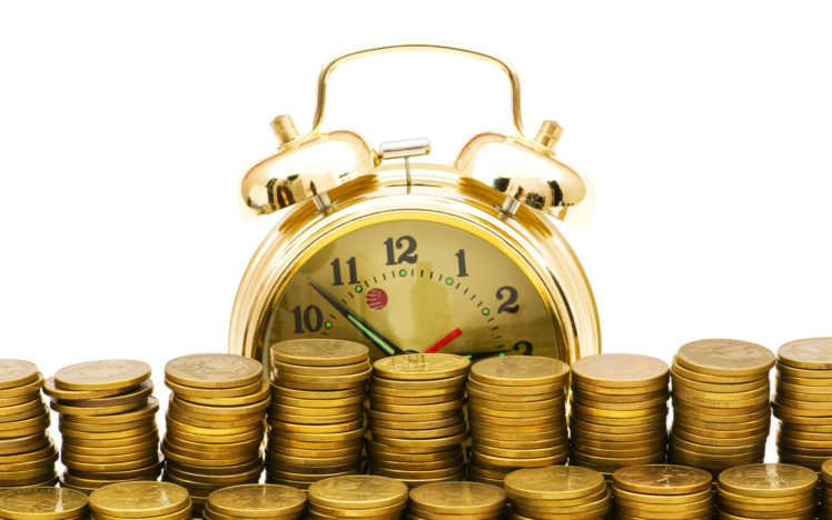 time, Money, Coins, Clock, Watch, Humor HD Wallpaper Desktop Background