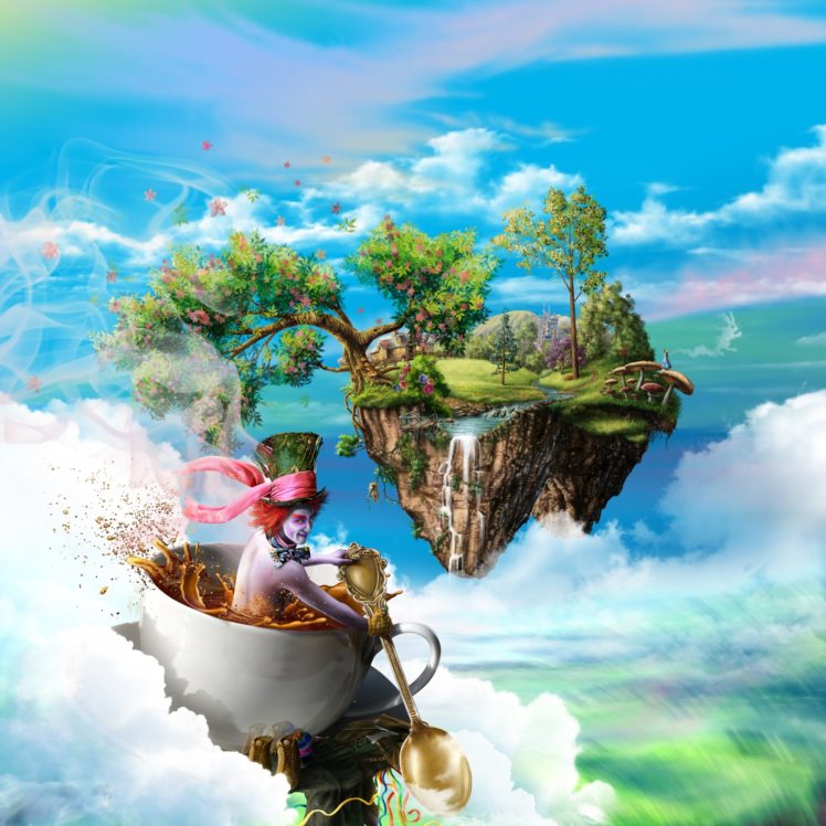 alice, Wonderland, Fantasy, Fairy, Adventure, Comedy, Depp, Disney HD Wallpaper Desktop Background