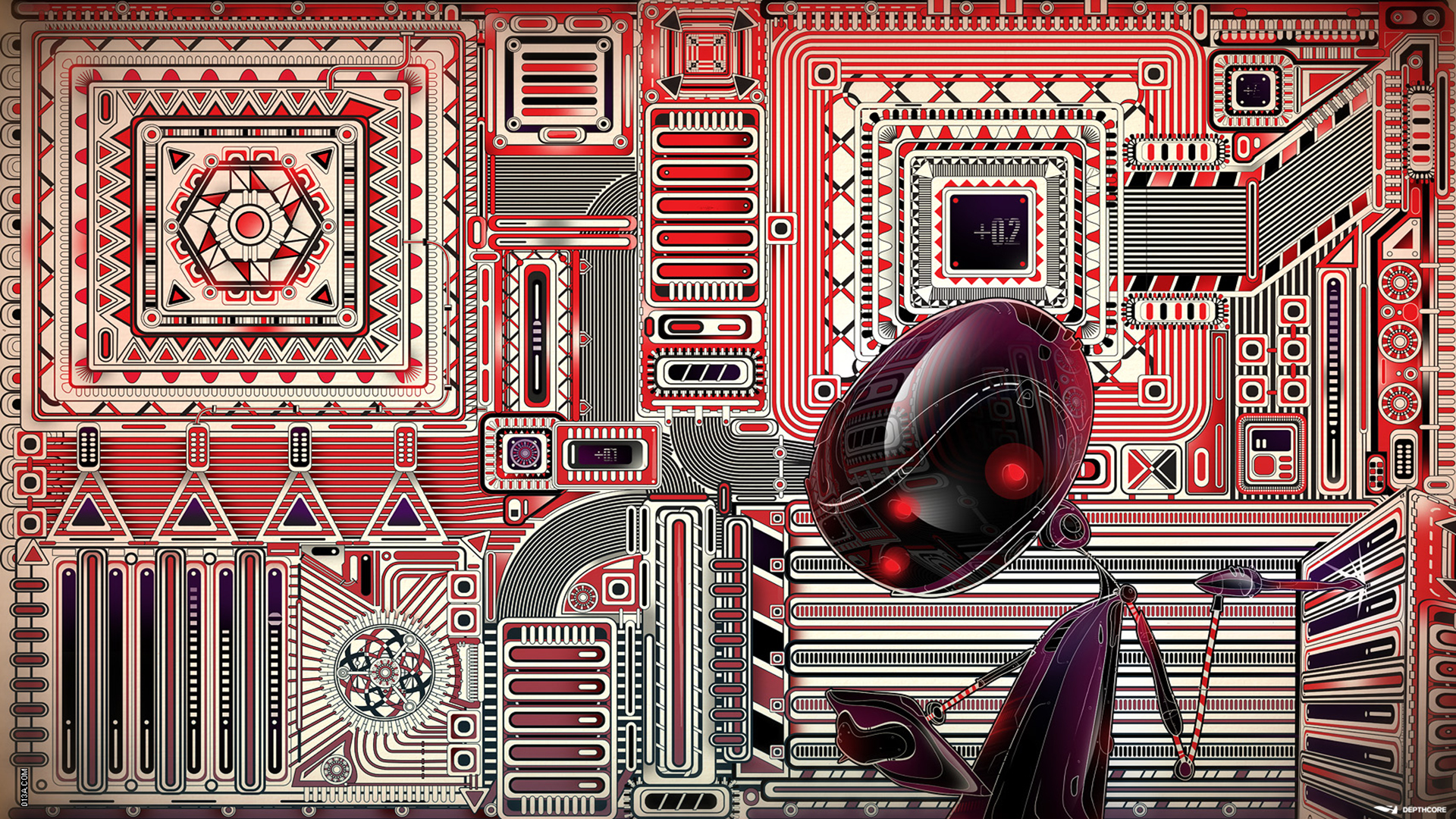 computer, Robot, Robots Wallpaper