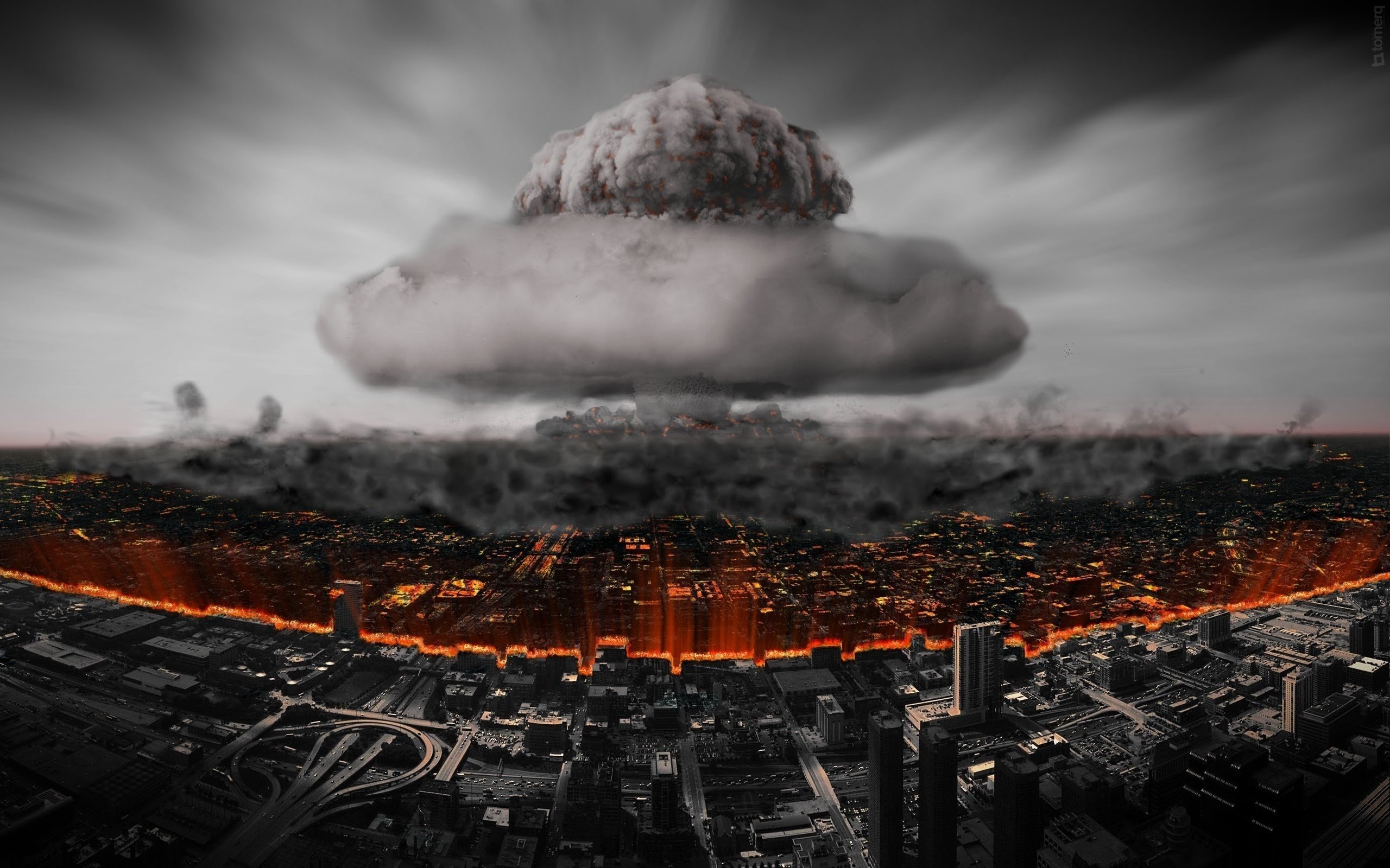 nuclear, Boom Wallpaper