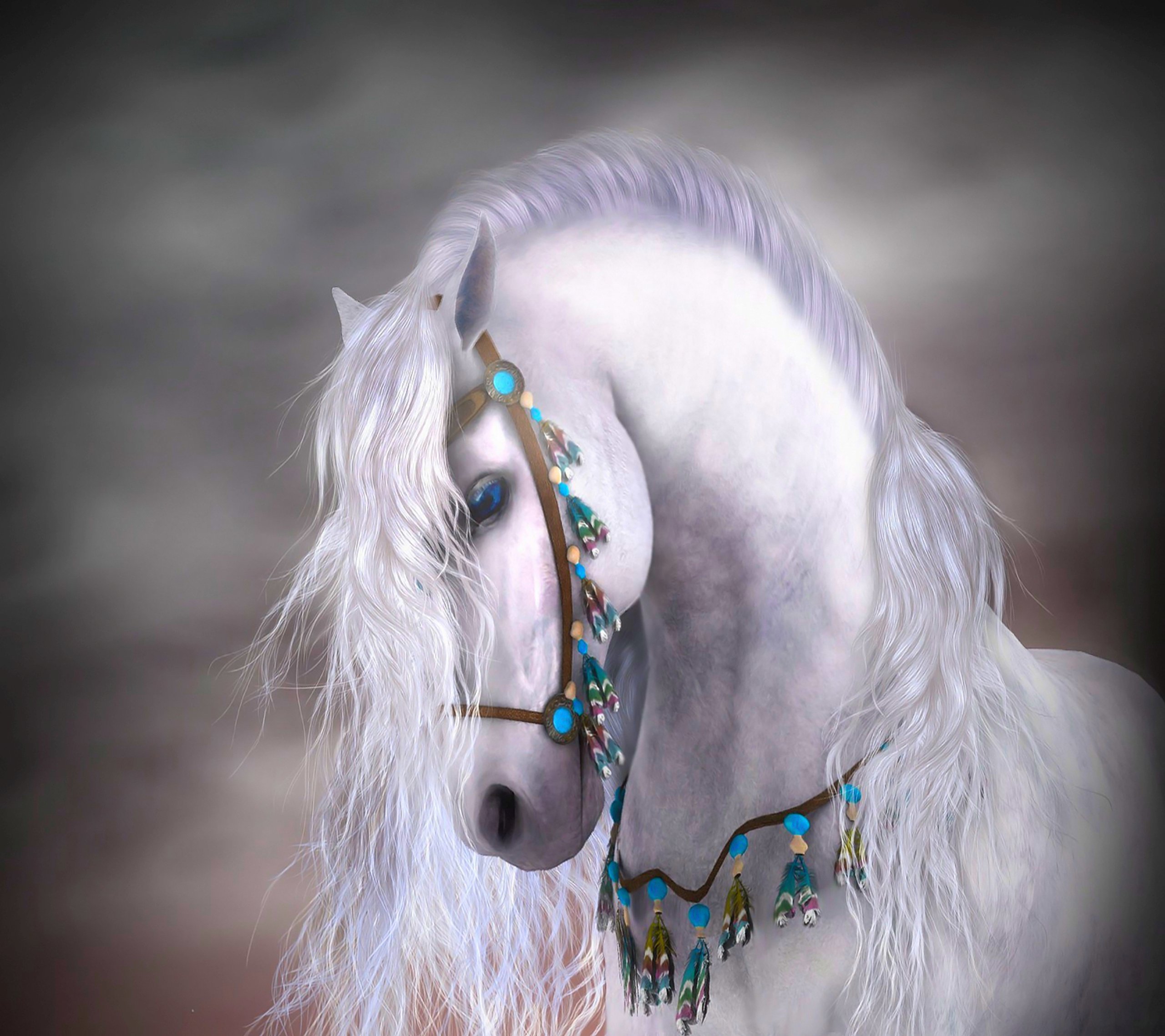 Horses Fast Art Wallpaper Running Desktop Draft Horse Animal