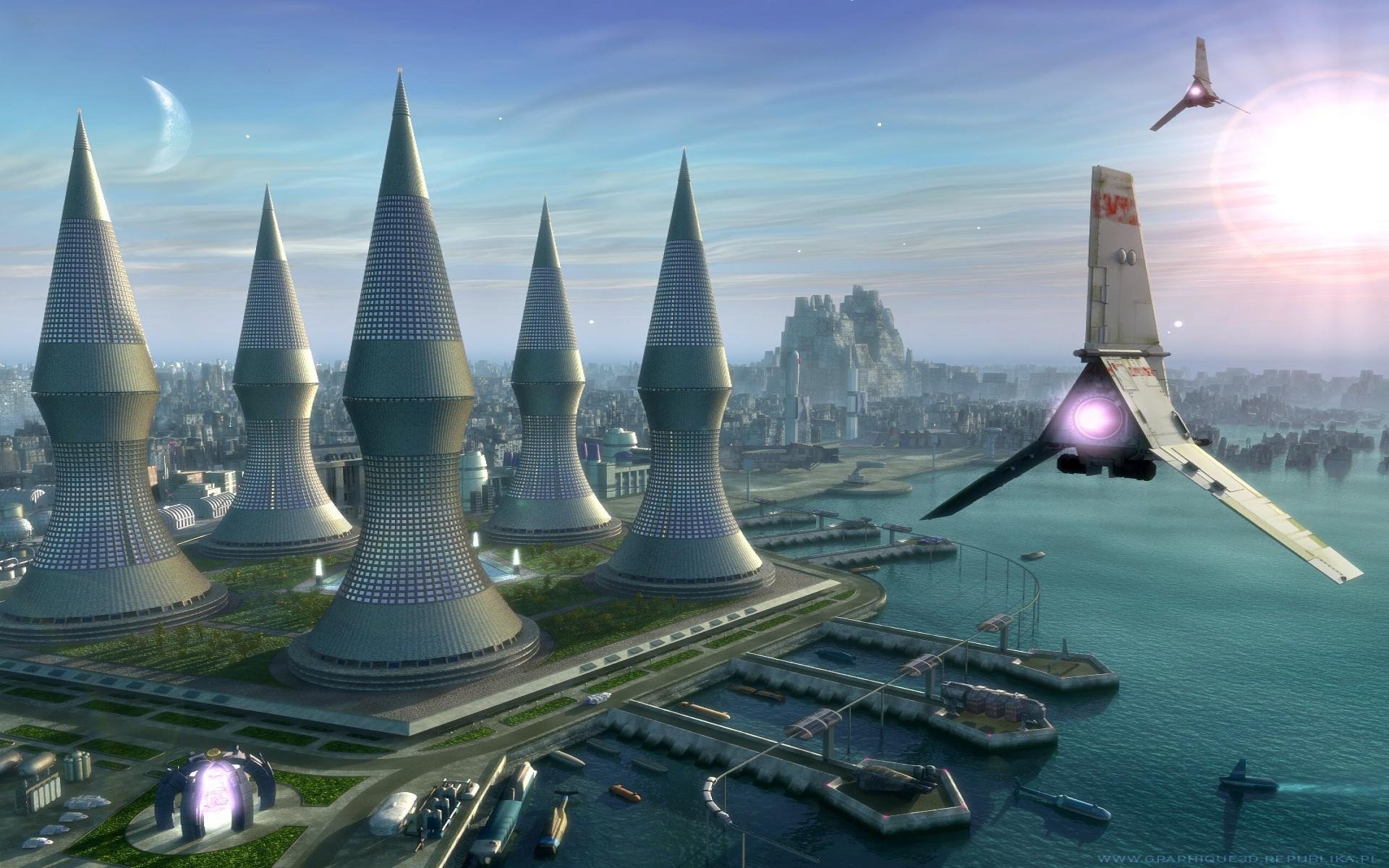 sci fi, Fantasy, Art, Artwork, Science, Fiction, Futuristic, Original, Adventure, Fantasy Wallpaper