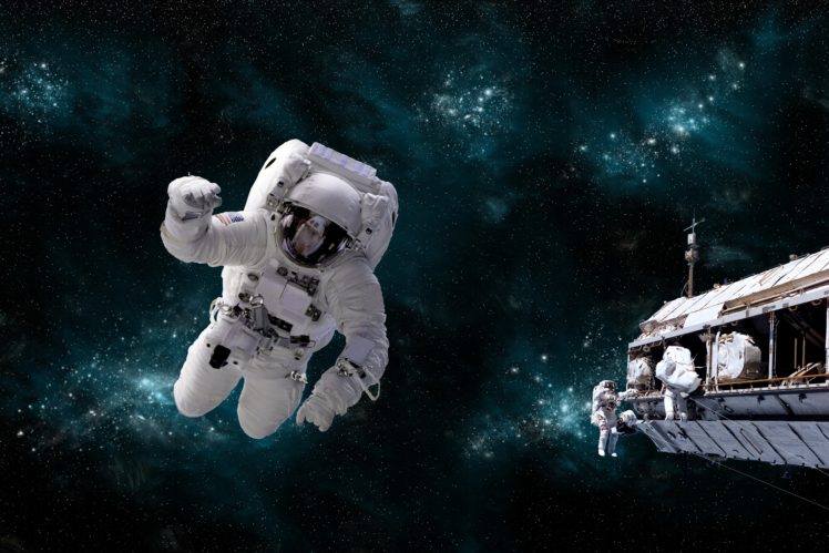 astronaut, Sci fi, Space, Art, Artwork, Technics, Spaceship Wallpapers HD /  Desktop and Mobile Backgrounds