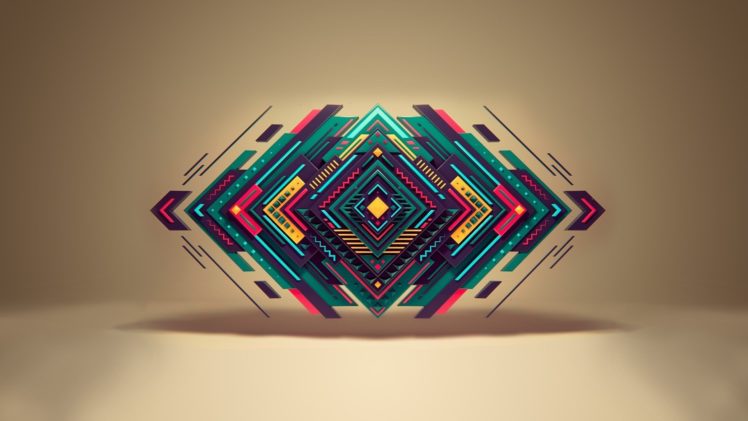 abstractos, Rombos, Digital HD Wallpaper Desktop Background