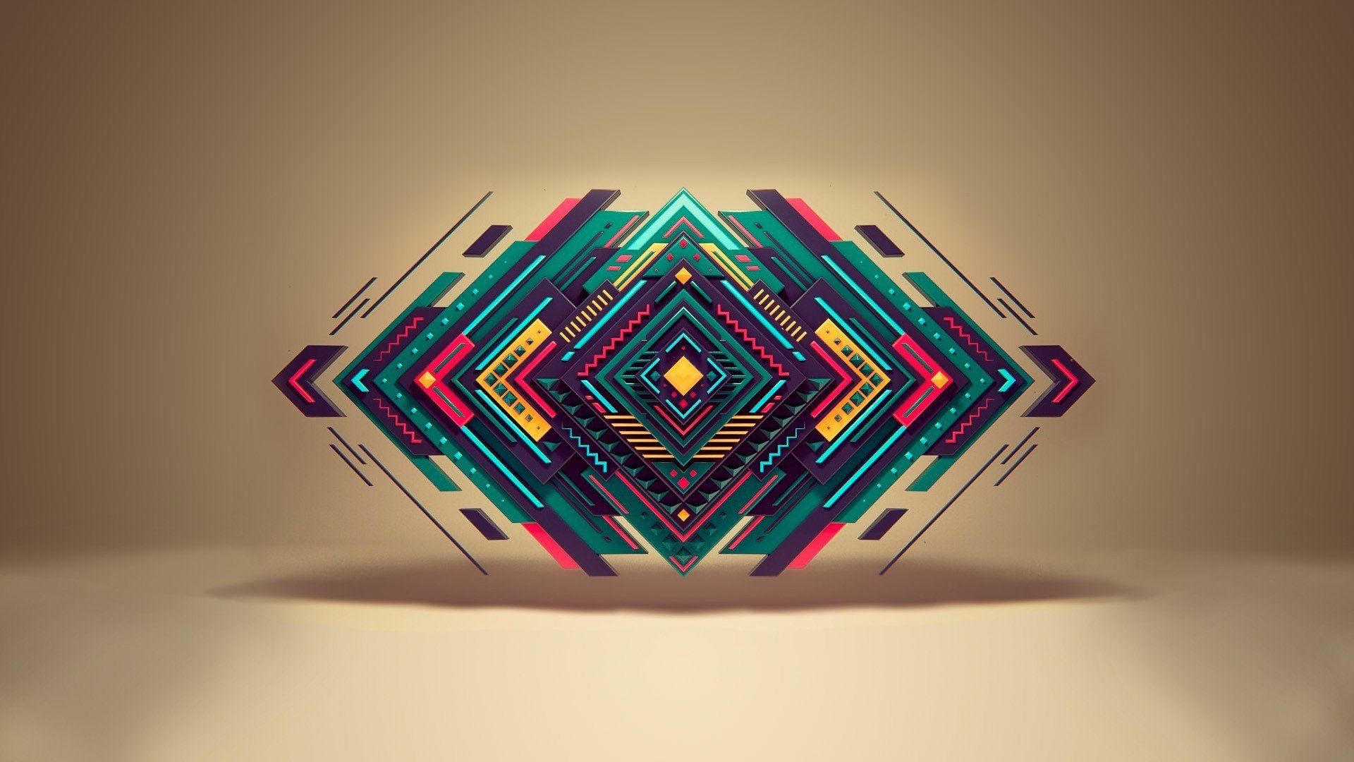 abstractos, Rombos, Digital Wallpaper