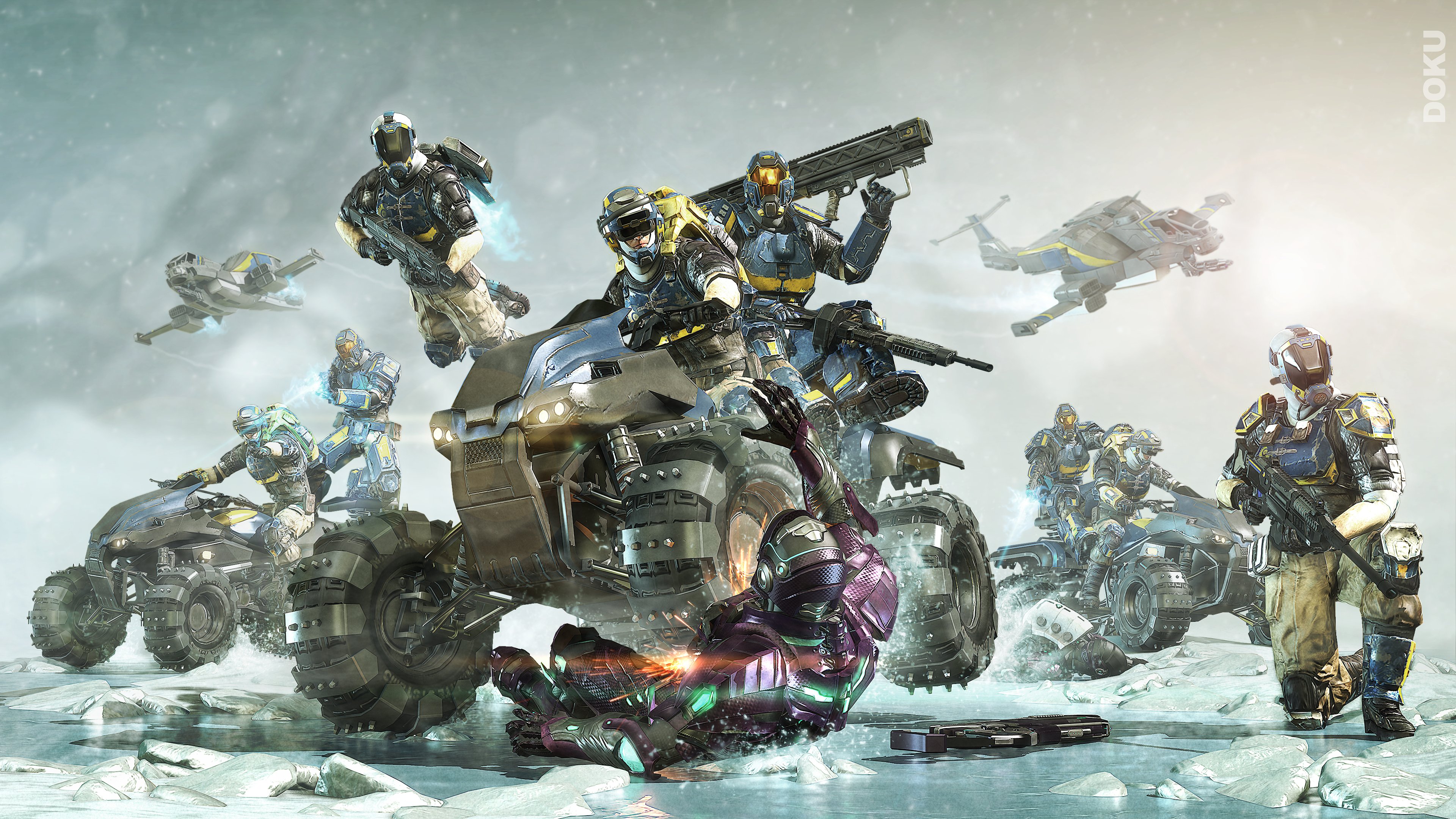 planetside, 2, Sci fi, Shooter, Futuristic, Sci fi, Action, Warrior, Armor Wallpaper