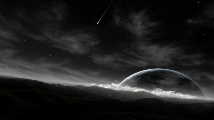 sci fi, Artwork, Art, Planet, Spaceship HD Wallpaper Desktop Background