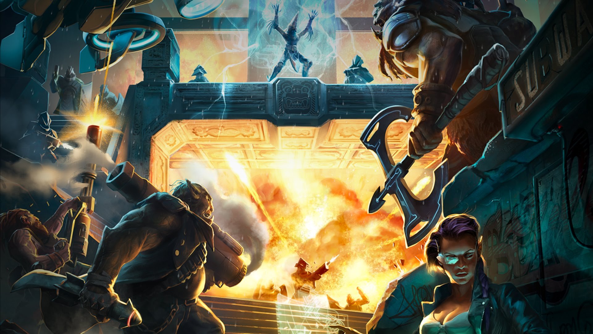 Shadowrun, Cyberpunk, Sci fi, Fantasy, Mmo, Rpg, Online 
