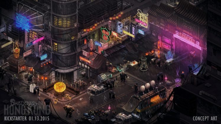 shadowrun, Cyberpunk, Sci fi, Fantasy, Mmo, Rpg, Online, Action, Fighting, Warrior, 1shadowr, Futuristic, City, Cities HD Wallpaper Desktop Background