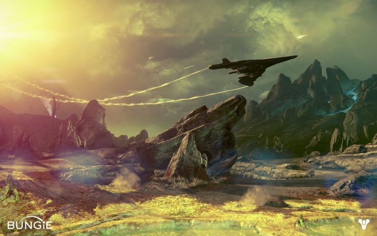destiny, Sci fi, Shooter, Fps, Action, Fighting, Futuristic, Warrior, Rpg, Mmo, Online, Artwork HD Wallpaper Desktop Background