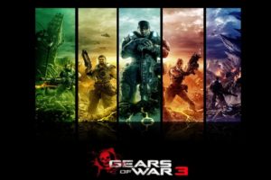 gears, Of, War, Fighting, Action, Military, Shooter, Strategy, 1gw, Warrior, Sci fi, Futuristic, Armor, War, Battle, Poster