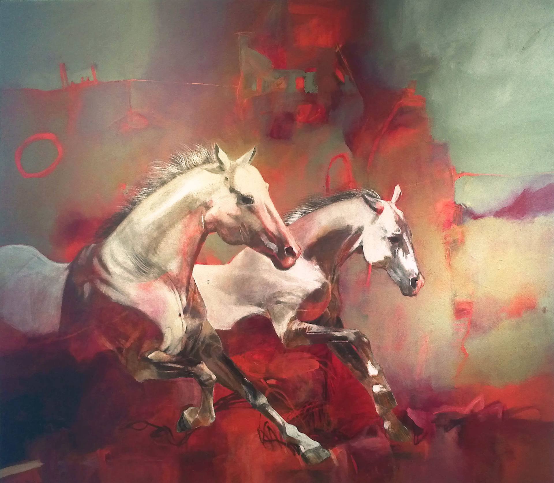 art, Artist, Karen, Roehl, Painting, Horses, Beauty, Beautiful Wallpaper