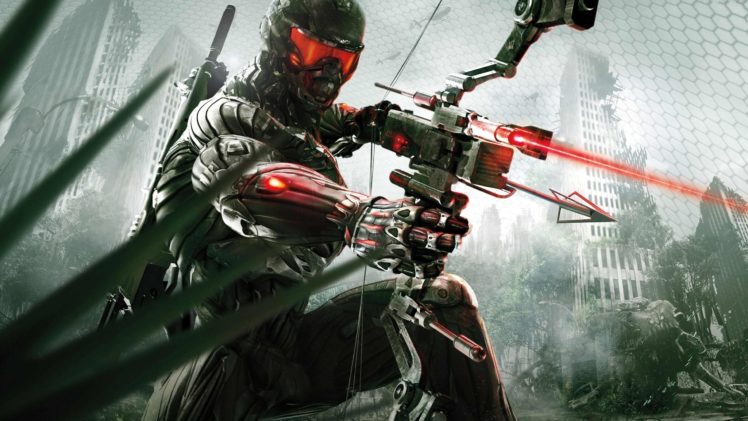 crysis, Sci fi, Fps, Shooter, Action, Fighing, Futuristic, Warrior, Archer, Military HD Wallpaper Desktop Background