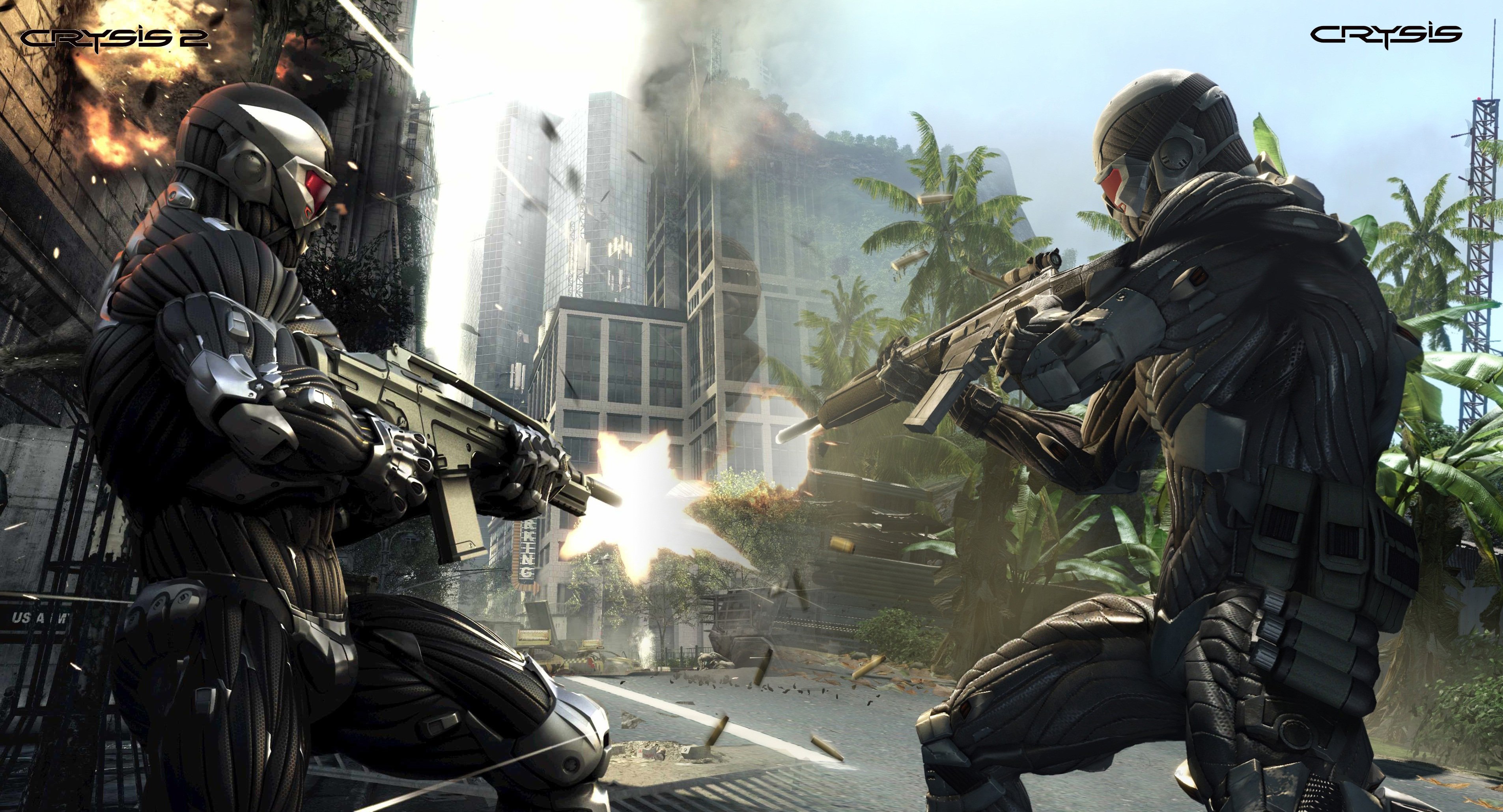 crysis, Sci fi, Fps, Shooter, Action, Fighing, Futuristic, Warrior, Military, Apocalyptic Wallpaper
