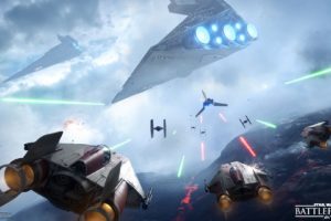 star, Wars, Battlefront, Sci fi, 1swbattlefront, Action, Fighting, Futuristic, Shooter, Poster, Battle, Spaceship