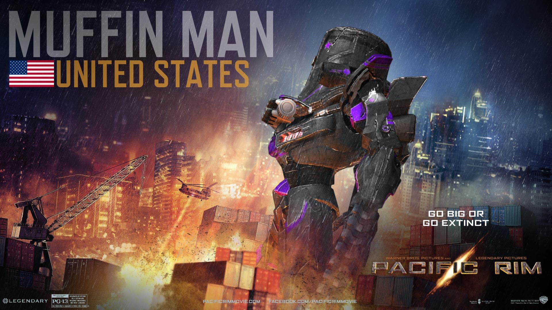 pacific, Rim, Mecha, Robot, Warrior, Sci fi, Futuristic, Poster Wallpaper