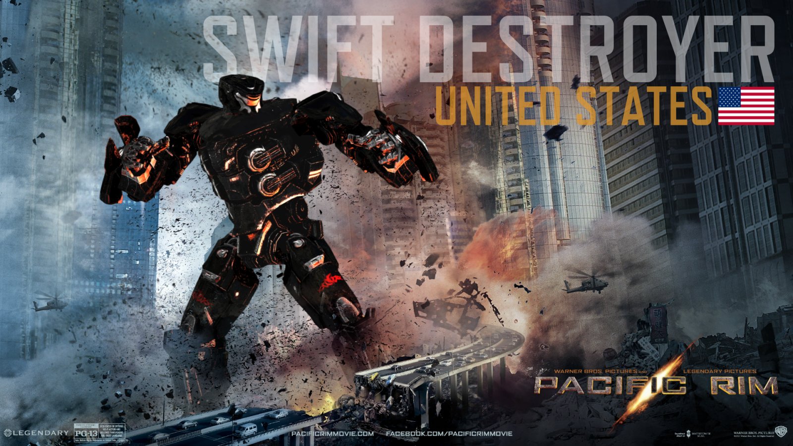 pacific, Rim, Mecha, Robot, Warrior, Sci fi, Futuristic, Poster Wallpaper