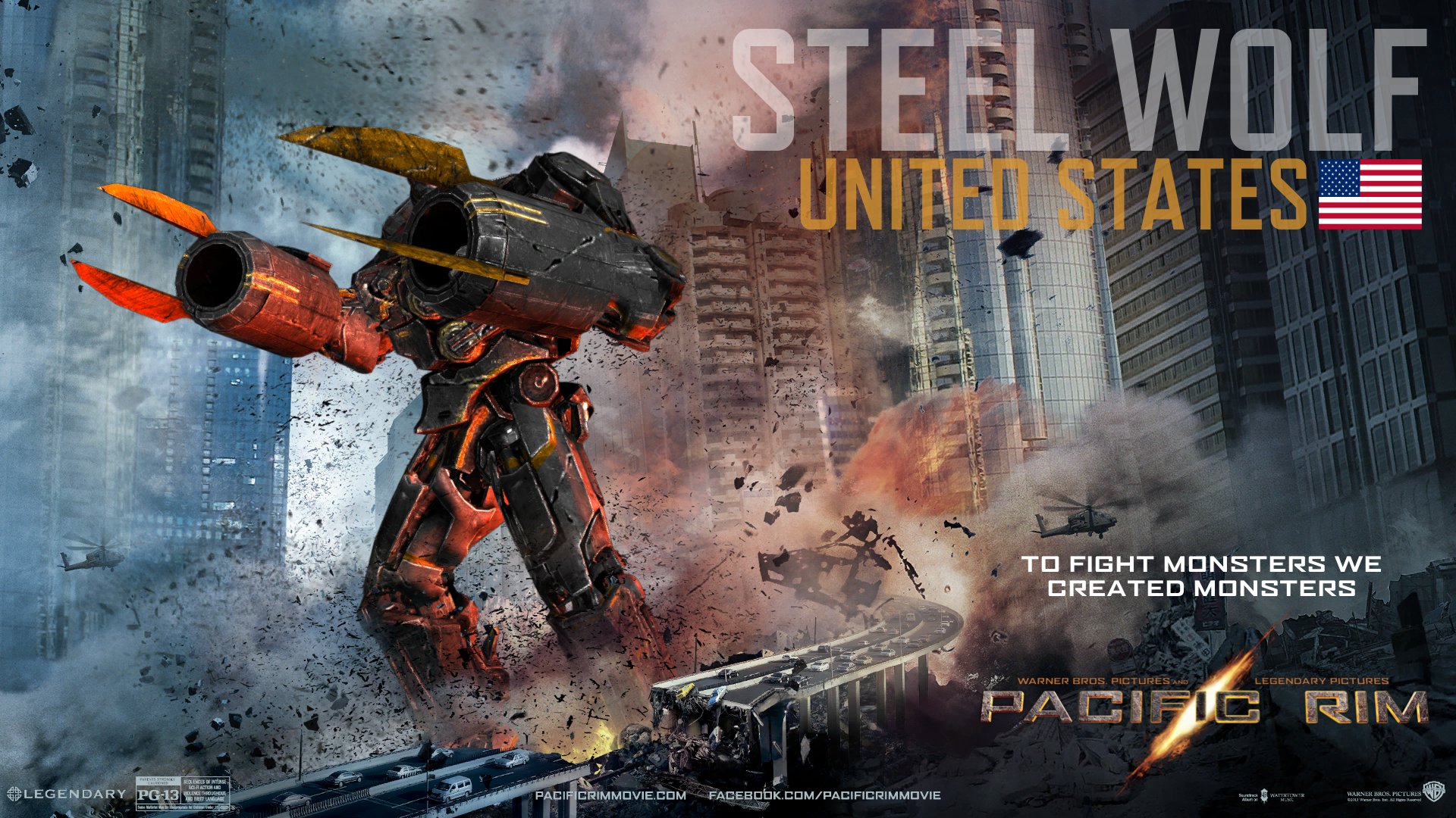 pacific, Rim, Mecha, Robot, Warrior, Sci fi, Futuristic, Poster Wallpaper