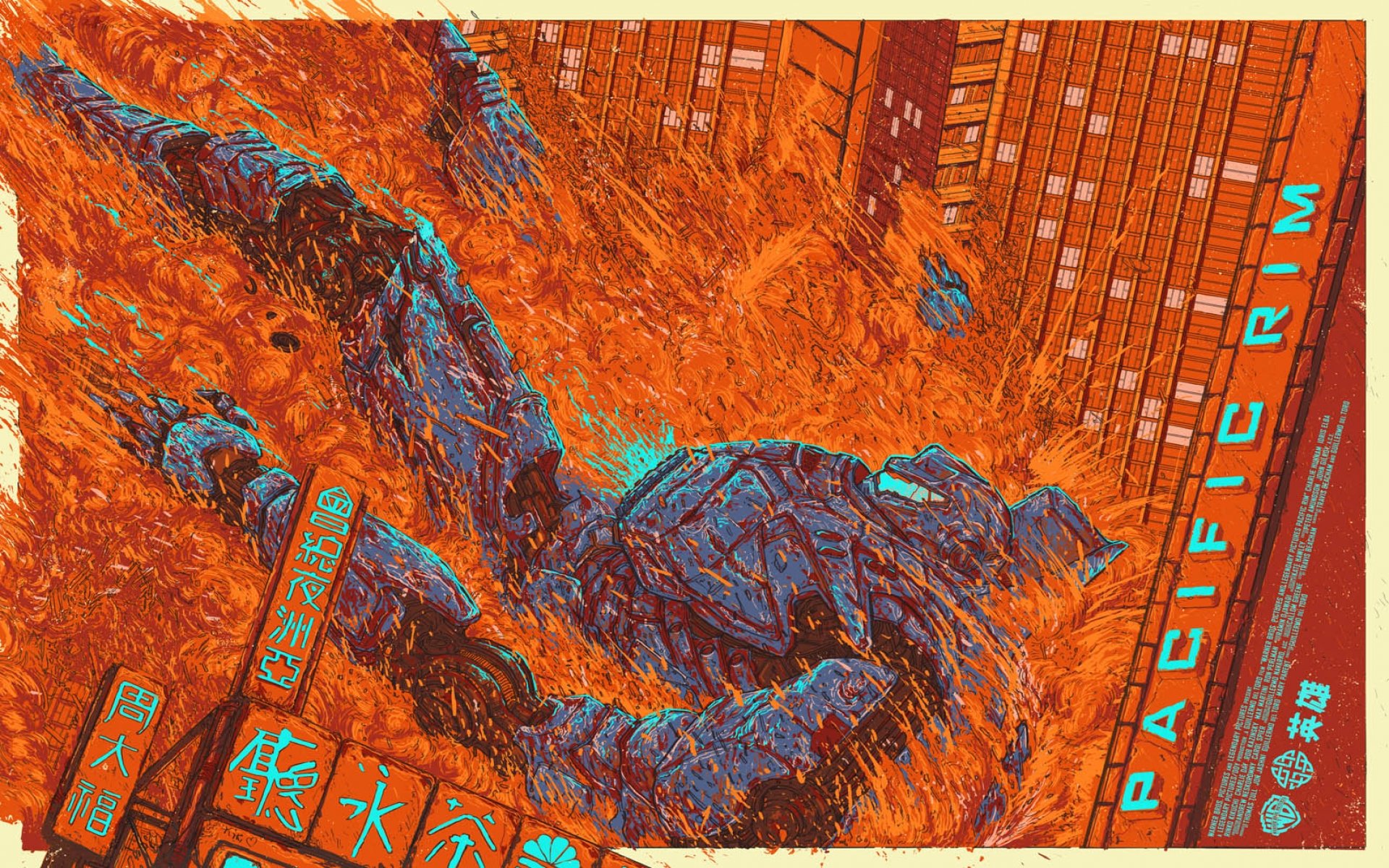 pacific, Rim, Mecha, Robot, Warrior, Sci fi, Futuristic, Poster Wallpaper