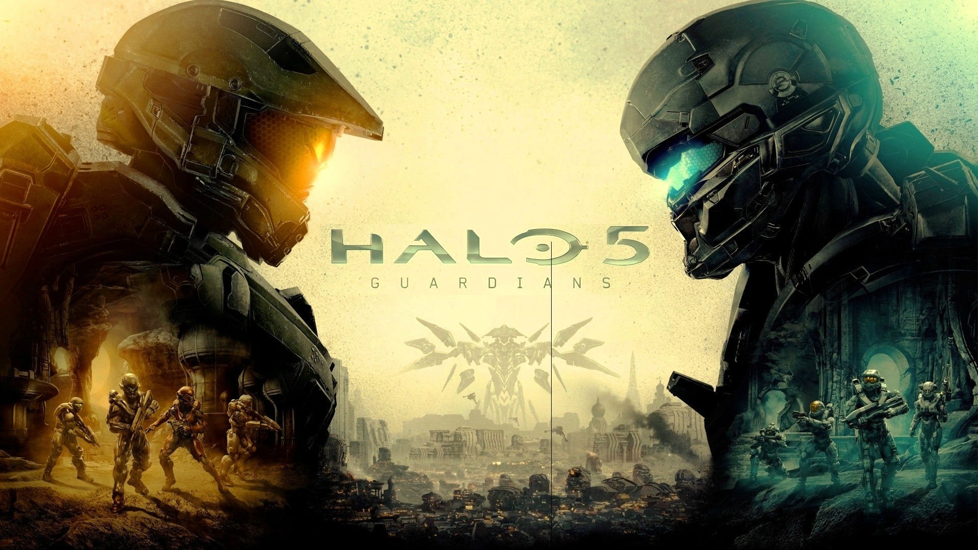 halo, 5, Guardians, Shooter, Fps, Action, Fighting, Warrior, Sci fi, Futuristic, 1haloguardians, Poster Wallpaper