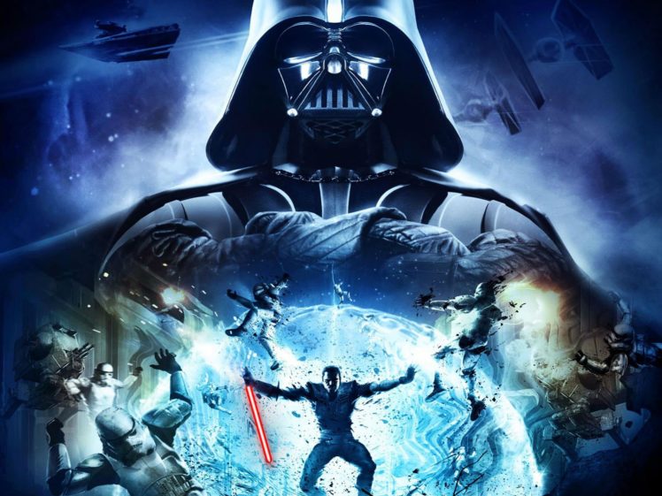 star, Wars, Force, Unleashed, Sci fi, Futuristic, Action, Fighting, Warrior, 1swfu, Darth, Vader, Poster HD Wallpaper Desktop Background