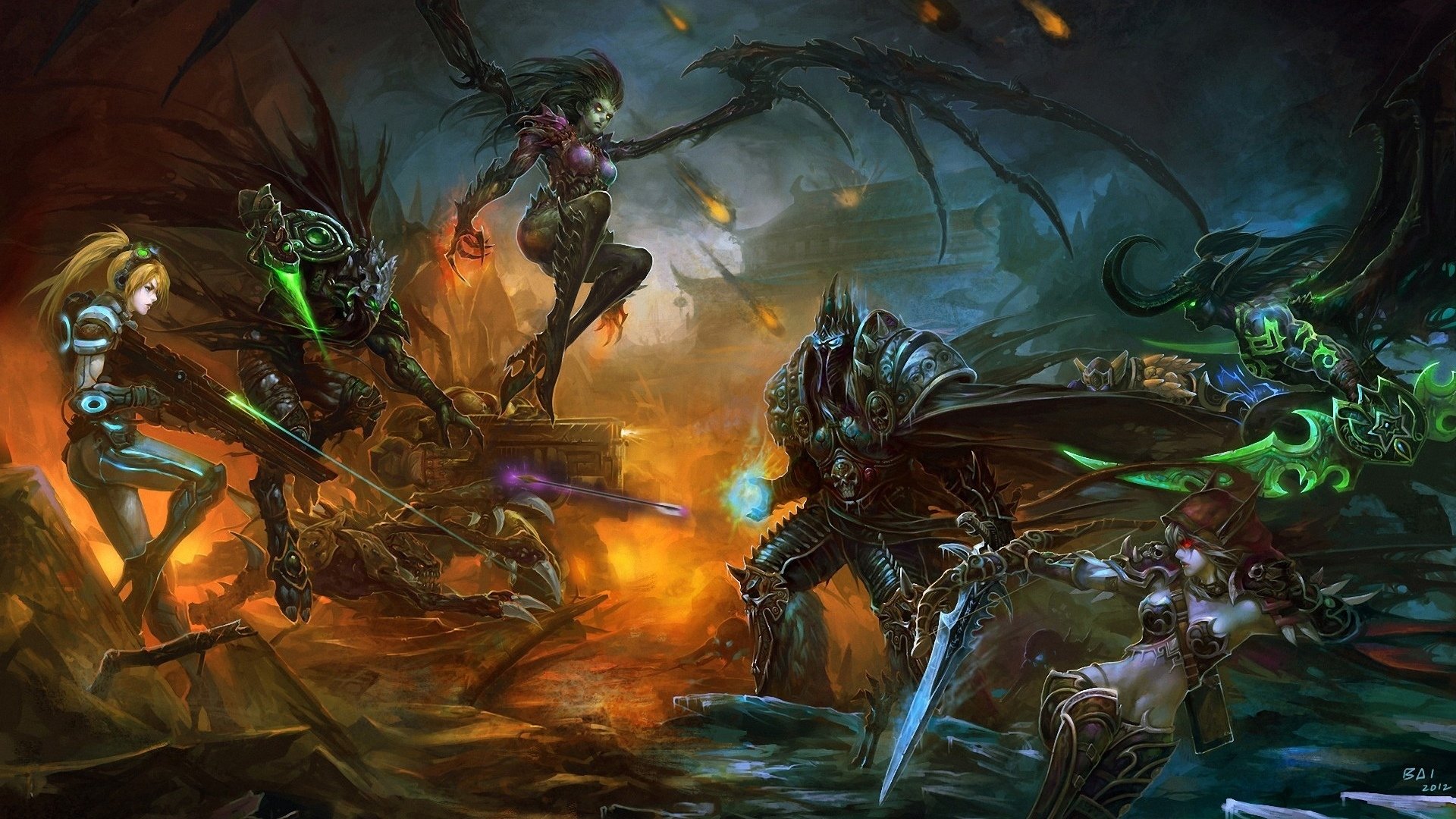starcraft, Military, Sci fi, Futuristic, Rts, Strategy, Warrior Wallpaper