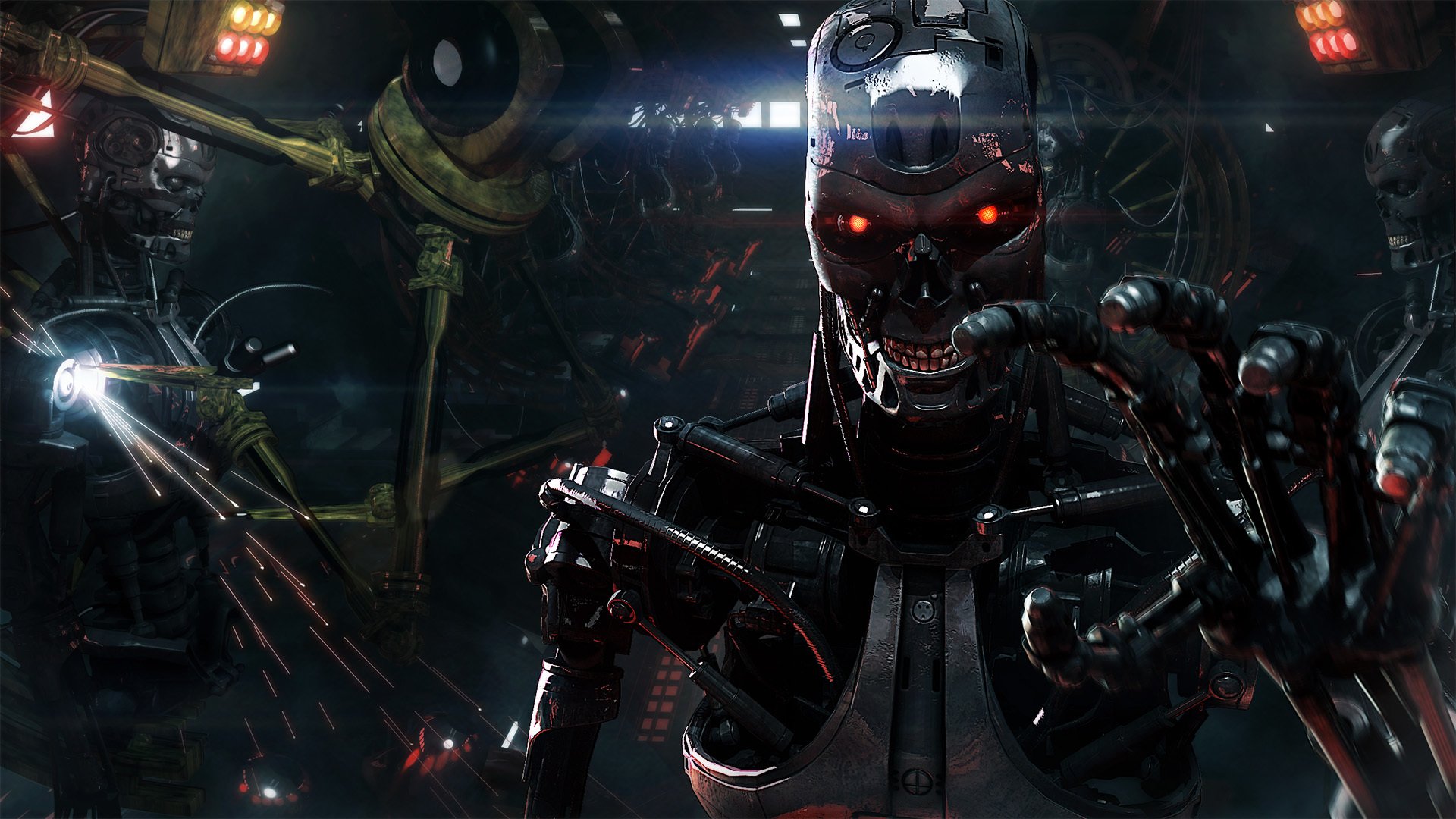 terminator, Robot, Cyborg, Sci fi, Futuristic Wallpaper