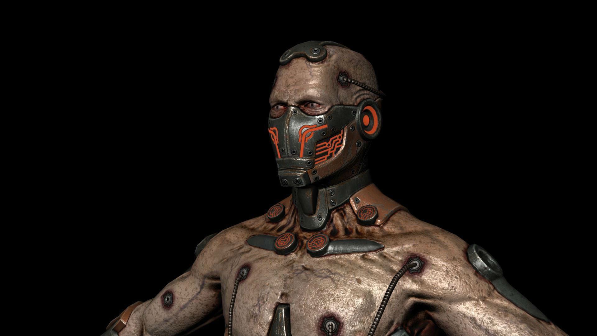 cyborg, Robot, Sci fi, Futuristic, Technics Wallpaper