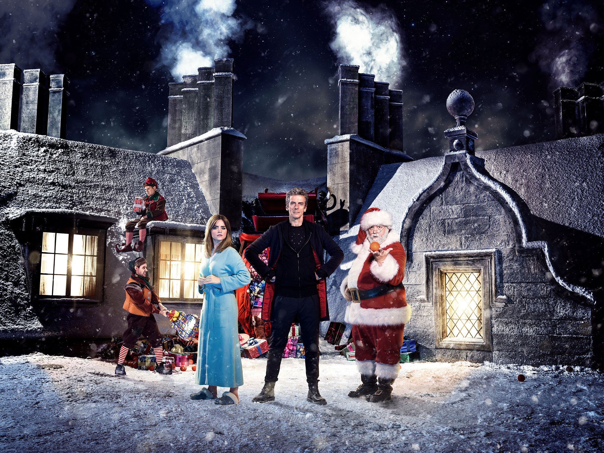 doctor, Who, Bbc, Sci fi, Futuristic, Series, Comedy, Adventure, Drama, 1dwho, Christmas Wallpaper