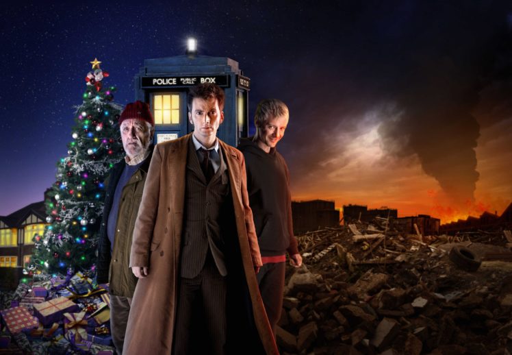 doctor, Who, Bbc, Sci fi, Futuristic, Series, Comedy, Adventure, Drama, 1dwho, Tardis, Poster, Christmas HD Wallpaper Desktop Background
