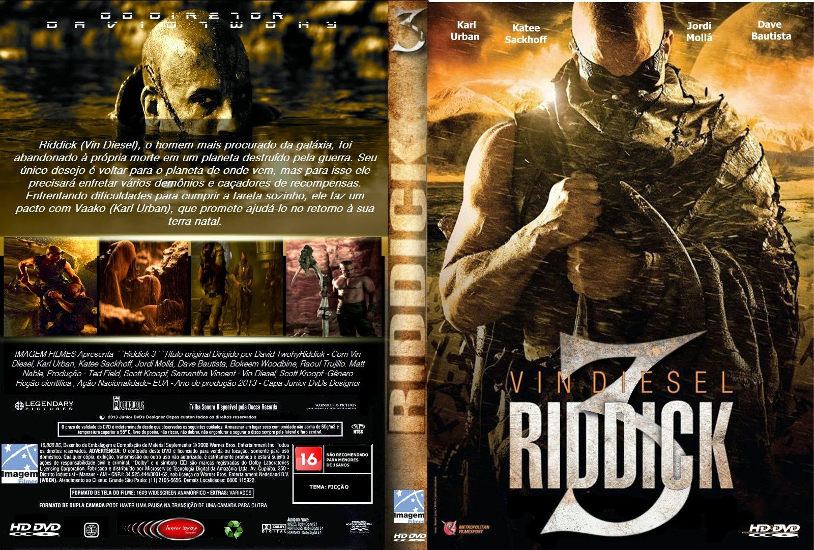 riddick, Action, Thriller, Sci fi, Chronriddick, Futuristic, Fantasy, Warrior, Fighting, Poster Wallpaper