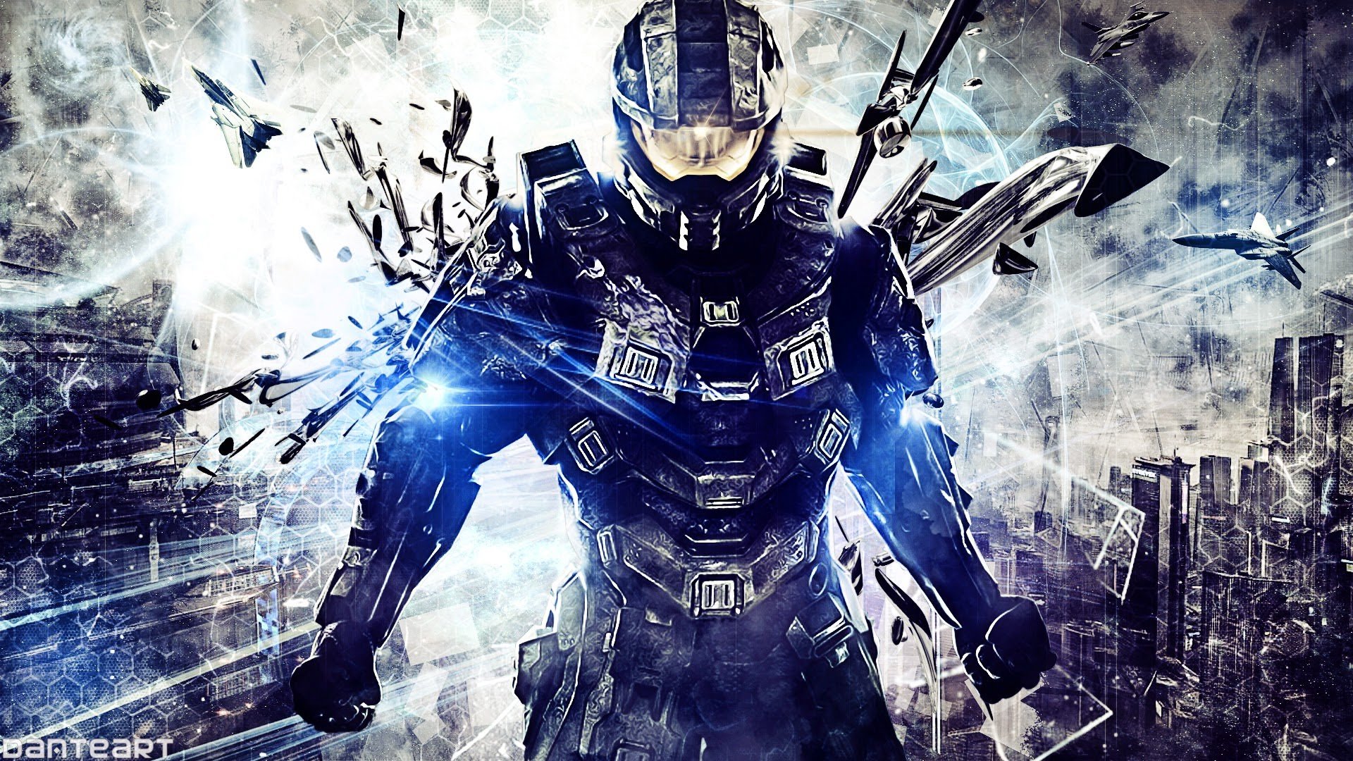 halo, Shooter, Fps, Action, Sci fi, Warrior, Futuristic, Tactical, Stealth, Armor Wallpaper
